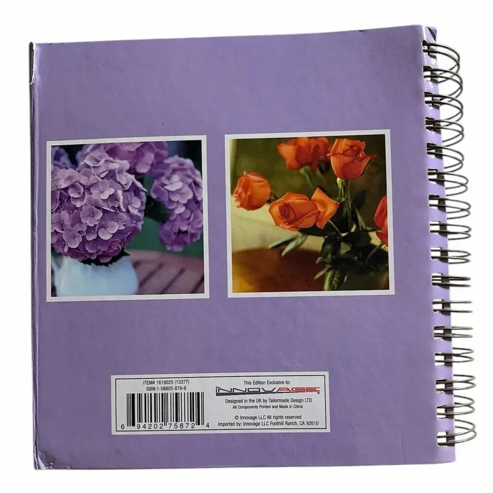 Innovage Floral Beauty Card Date Book Organizer